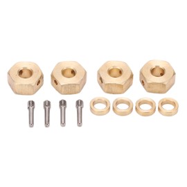 RC Wheel Hex Adapters Brass Sturdy Durable Exquisite Appearance Easy Installation RC Hex Hub Extension for Axial8mm