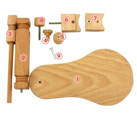 Rotated Embroidery Frame Stand, Wooden Embroidery Frame Rotatable Hoop, for Most Size Art Craft Handy Sewing Christmas Decorations of Hoops (1)