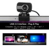 01 HD 1080P Webcam,USB with MIC 12MP HD Web Camera