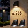 Solar Mailbox Light Downlight Outdoor Waterproof for Address, House Number