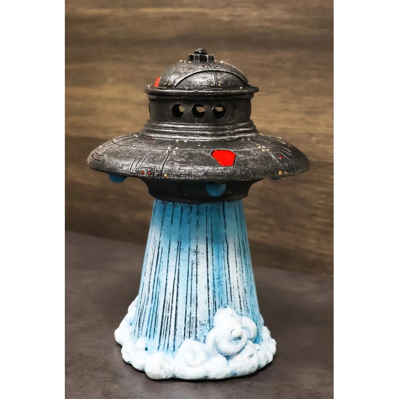 Flying Saucer Spaceship UFO Alien Craft Taking Off Backflow Incense