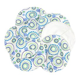 ImseVimse Cotton Nursing Pads Orbit Blue Pack of 6 3 Pairs