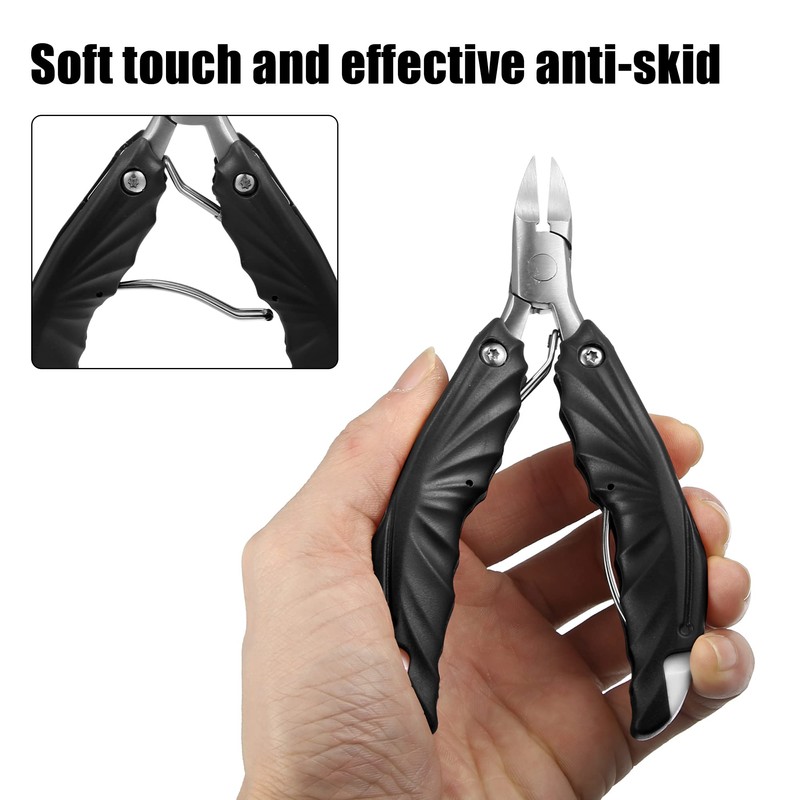 VOCOSTE Foot Clippers Thick Nail Clippers Kit Stainless Steel Sharp