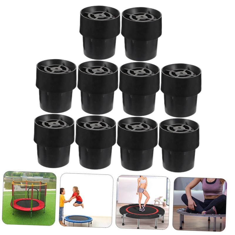 Outanaya Rubber Trampoline Leg Caps Anti-Slip Mute Pad Replacement for