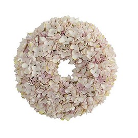 Nearly Natural 16in. Hydrangea Artificial Wreath