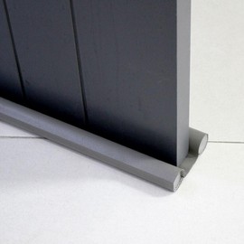 Draft Stopper Door Gap Sealer Strip for Wind Protection Grey 2ea