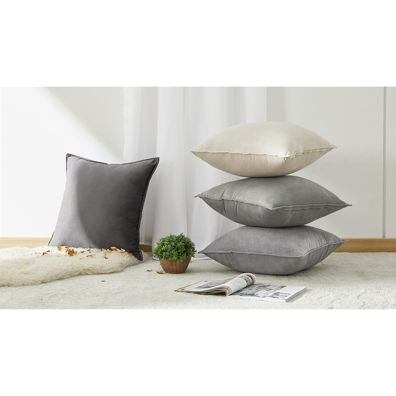 Topfinel Cushion Cover 17.7 x 17.7 inches (45 x 45