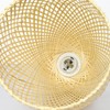 Depuley Retro Bamboo Woven Pendant Lights, Hand Woven Ceiling Lamp,