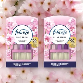 2 x Febreze 3Volution Plug-In Refills – Blossom & Breeze – 20ml (Total 40ml)