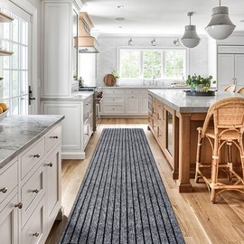 Gotohipi Runner Rug 6x7 Indoor Outdoor Utility Carpet,Area Rugs with Non Slip Rubber Backing for Hallway Kitchen Entryway Balcony Garage Stair Laundry Room