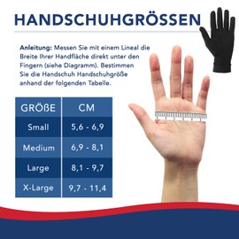 Doctors Designed Osteoarthritis Gloves with Copper/Compression Gloves for Women and Men, Fingerless Gloves, Raynauds, RSI, Carpal Tunnel, Eczema Gloves [Black, S]