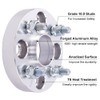 DCVAMOUS 4PC 4x100 Hubcentric Wheel Spacers 1 Inch with 12x1.5