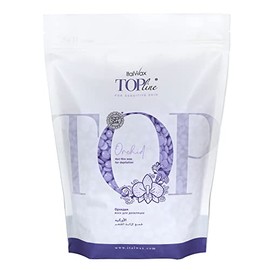 Italwax Top Line Hypoallergenic Hot Bead Wax Depilatory Waxing Pellets Solid Film Beans, Painless Gentle Hair Removal for Sensitive Skin 750grm (Orchid)