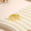 MILACOLATO 18K Gold Plated Rings for Women Men Non Tarnish
