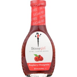 Skinny Girl Raspberry Vinaigrette Dressing, Fat Free, 8 Ounces (Pack Of 12)