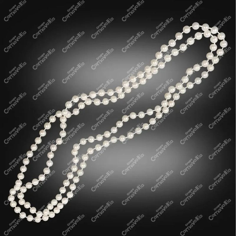 Collar Perlas Charleston Accesorio Vintage Disfraz