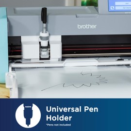 Brother ScanNCut Universal Pen Holder CAUNIPHL1, For Use with Specialty Pens and ScanNCut Pens, Fits a Wide Variety of Pens 9.6 - 11.4mm