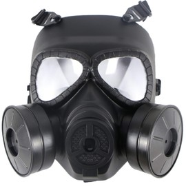 Sutekus Tactical M04 Gas Mask Type Full Face Goggles with Anti-Fog Fan (Fan 2 pcs) without Filter Function