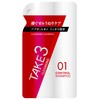 TAKE3 Control Shampoo, Cleansing Refill, For Oily Skin, Men's Shampoo,
