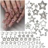 qiipii - 48 piezas de dijes de uñas de estrella