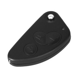 Car Key Replacement Remote Control Key for Cle Alfa Romeo 147 156 166 GT JTD TS Brera Mito Key Fob Flip with 3 Buttons Blade Phonillico®