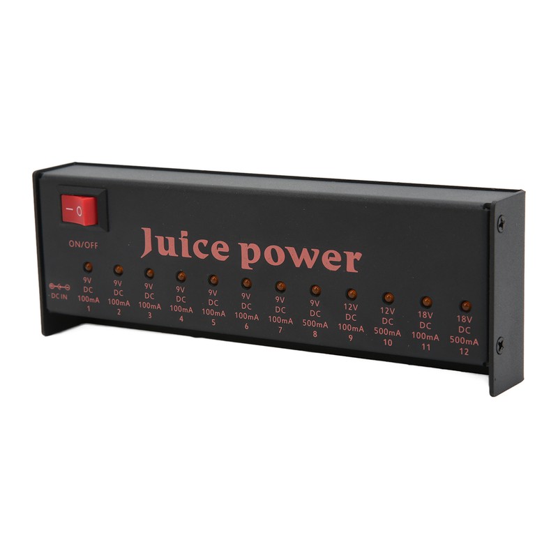 Guitar Effect Pedal Power Supply 12 Channel Isolated DC Outputs