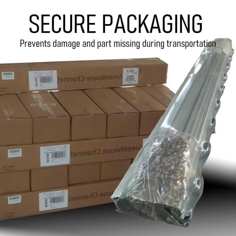 40-Pack Greenhouse Spring Wire & Lock Channel Kit | 3.28-Foot