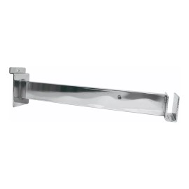 Exhivit Colgador P/ Panel Recto Tipo U Y Barra De 80 Cms Cromo