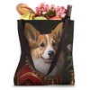 Regal Corgi: Charming Royal Pup with Aristocratic Flair Tote Bag