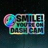 Smile You're on Dash Cam Camera Car Sticker Bumper Window