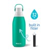 Brita Insulated Filtered Water Bottle with Straw, Reusable, Stainless Steel