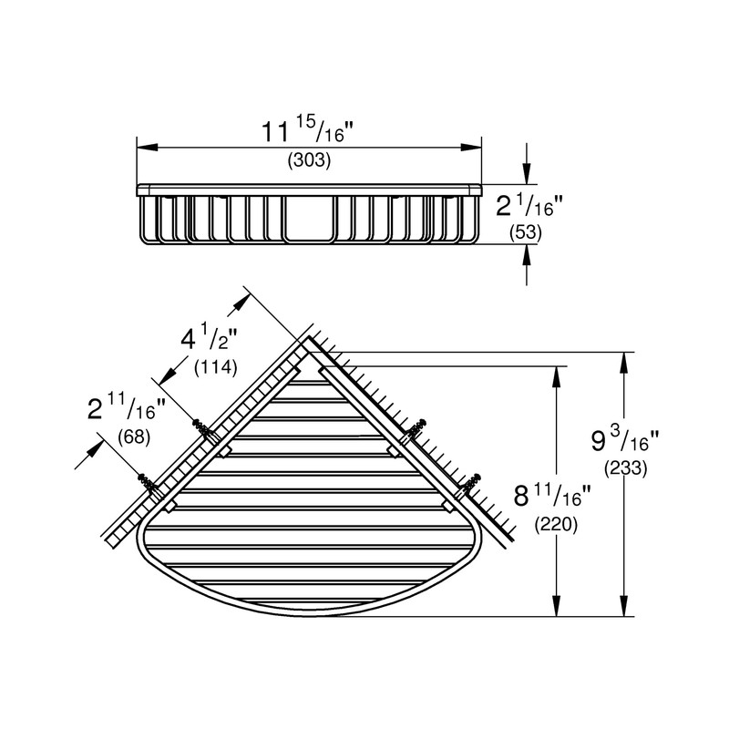 GROHE Start Cosmopolitan 41172000 Soap Basket Metal for Corner Mounting