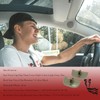 HLVEAUTO 2pcs Sun Visor Cap Clip Retainer Cover Trim Screws