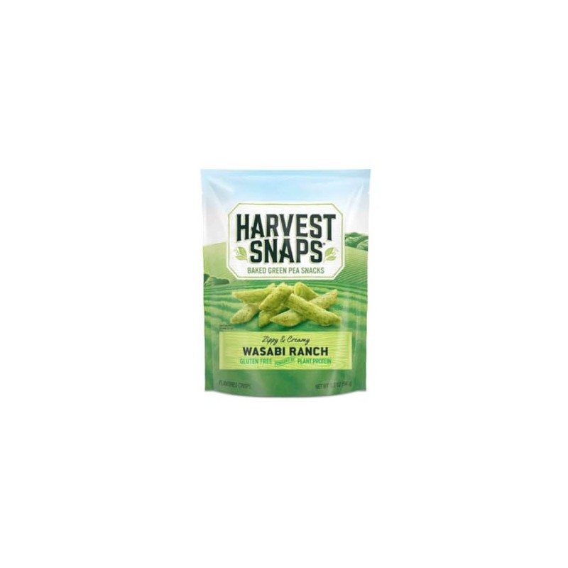 Variety Pack Snaps Veggie Chips, Includes 2 Wasabi Ranch and