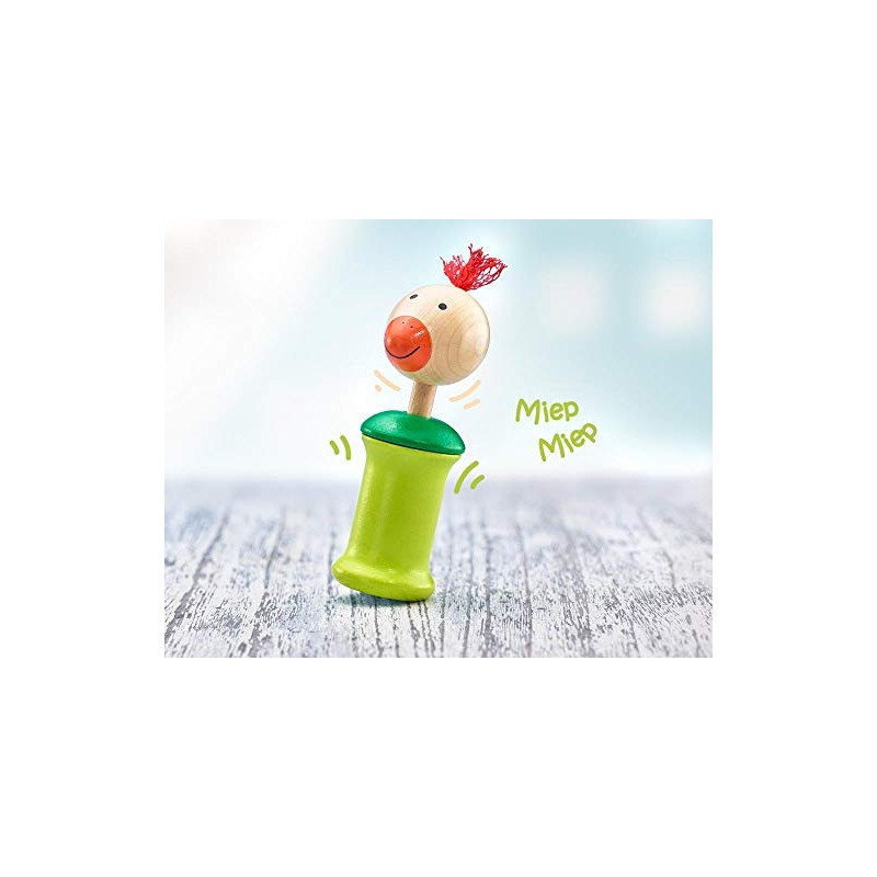 Selecta 61058 Kiri Bird Grab Toy with Squeaker, 13 cm