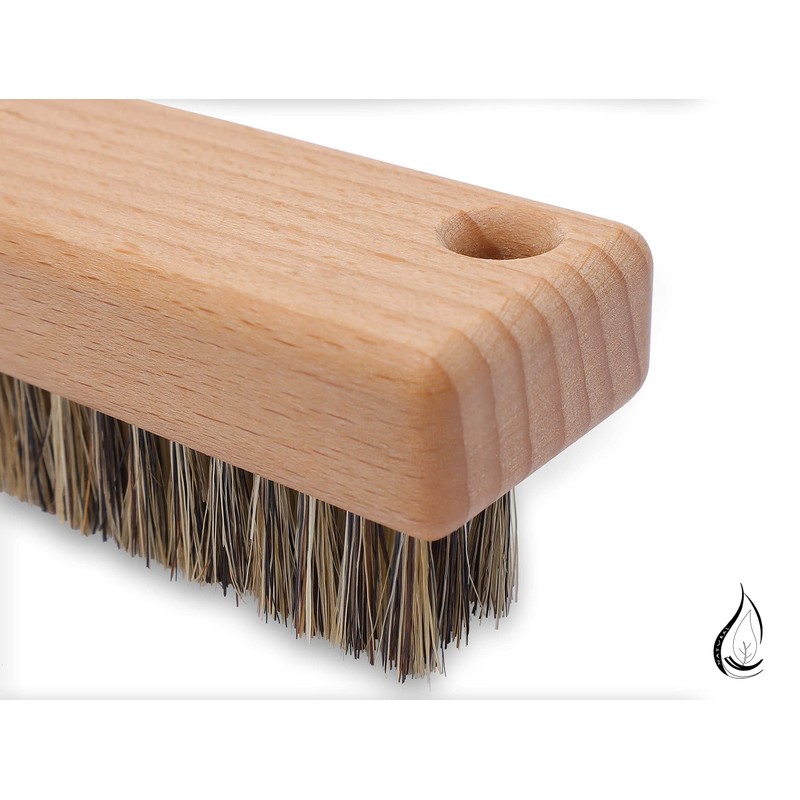 Hiking Shoe Brush with Fibre Natural Bristles, Ideal for Travelling,
