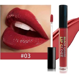 Brillo Labial Hidratante De Larga Duración Con Aplicador Suave, Tinte Modulable Y Potenciador De Brillo, Compacto Para Viajes, Ideal Para Uso Diario O Como Regalo De Belleza (#03)
