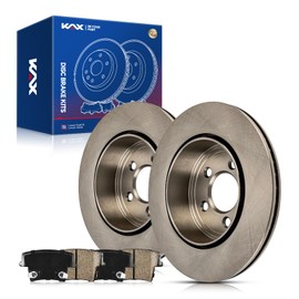 KAX 12.6" Rear Rotors and Pads Kit For 2005-2020 Chrysler 300, 2006-2020 Dodge Charger, 2009-2020 Dodge Challenger, 2005-2008 Dodge Magnum