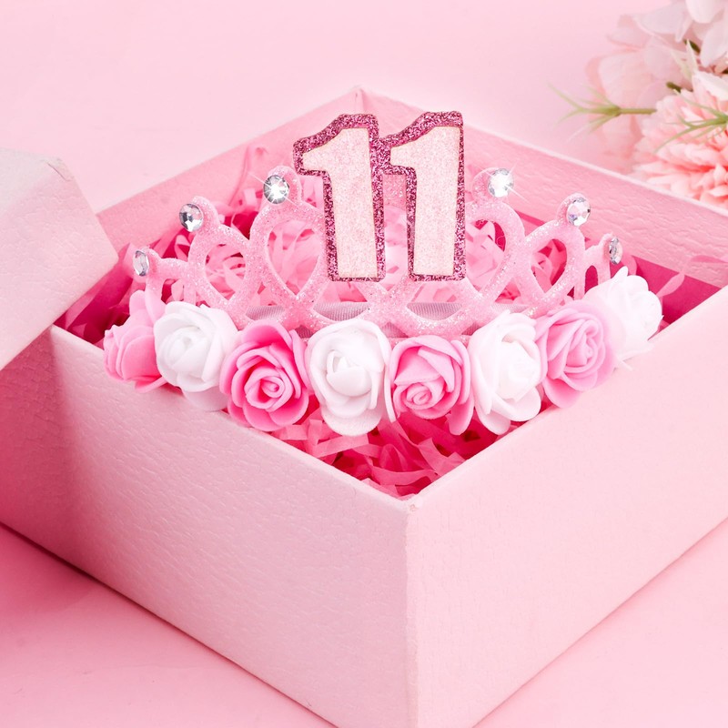 YARIEW 11th Birthday Headband