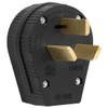 50Amp 3-Prong Dryer Nema 10-50P Plug 30/50A, 125/250V Angle Plug,