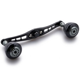 HEIGHTEN 120mm Bait Reel Handle Compatible with Shimano Daiwa Abu Garcia Bait Reel Spider Series (120mm, Black) (126)