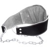 Mytra Fusion Dip Belt Leather Fitness Dipping Belt Heavy Duty