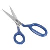 Carpet Scissors Blue 7.1in Stainless Steel Blade Ergonomic Curved Handle