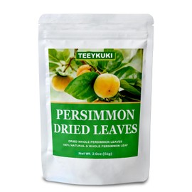 Natural Premium Dried Persimmon Leaves, 2.0oz(56g), Dried Whole Persimmon Leaf Tea, Sun Dried