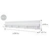 Ohe Hook, White, Approx. Length 1.9 x Width 11.1 x