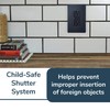 Legrand-Pass & Seymour 15A Tamper-Resistant Duplex Outlet, Graphite