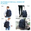 SWICKY RICOOI Backpack with wheels,rolling backpack with 2 Packing Cubes,compression