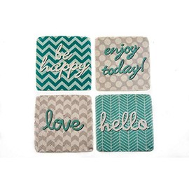 Lafinesse Em5241 Stone Coasters for hot or cold-Em5241, Stoneware