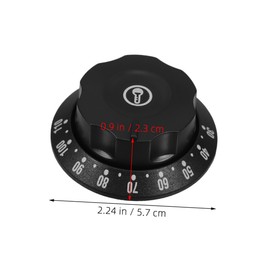 Operitacx 2pcs Thermostat Dial Knob Kitchen Fryer Thermostat Knob Replacement Cooking Equipment Switch for Oven Gas Stove Electric (30-110 Dial)