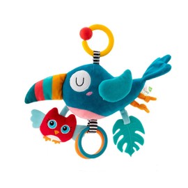 Goorder Pram Toy 0-6 Months, Grab and Make Sound, Cot and Baby Seat for Biting, Baby Toy for Toddlers from 0-12 Months Newborn Boy Girl Baby Gift